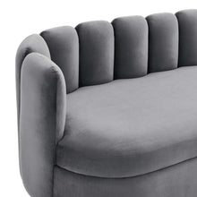 Load image into Gallery viewer, Victoria Channel Tufted Performance Velvet Sofa by Modway