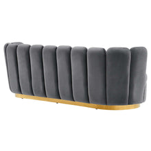 Load image into Gallery viewer, Victoria Channel Tufted Performance Velvet Sofa by Modway