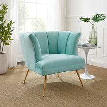 Load image into Gallery viewer, Veronica Channel Tufted Performance Velvet Armchair by Modway