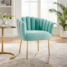 Load image into Gallery viewer, Sanna Channel Tufted Performance Velvet Armchair by Modway