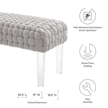 Load image into Gallery viewer, Prologue Woven Performance Velvet Ottoman by Modway