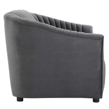 Load image into Gallery viewer, Announce Performance Velvet Channel Tufted Loveseat by Modway