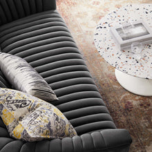 Load image into Gallery viewer, Announce Performance Velvet Channel Tufted Loveseat by Modway