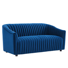 Load image into Gallery viewer, Announce Performance Velvet Channel Tufted Loveseat by Modway