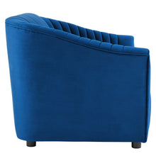 Load image into Gallery viewer, Announce Performance Velvet Channel Tufted Loveseat by Modway