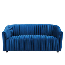 Load image into Gallery viewer, Announce Performance Velvet Channel Tufted Loveseat by Modway