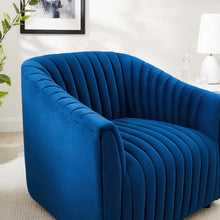 Load image into Gallery viewer, Announce Performance Velvet Channel Tufted Armchair by Modway