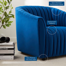 Load image into Gallery viewer, Announce Performance Velvet Channel Tufted Armchair by Modway