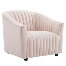 Load image into Gallery viewer, Announce Performance Velvet Channel Tufted Armchair by Modway