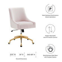 Load image into Gallery viewer, Discern Performance Velvet Office Chair by Modway