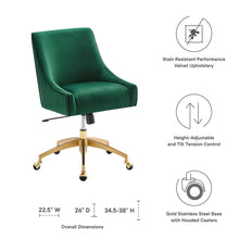 Load image into Gallery viewer, Discern Performance Velvet Office Chair by Modway