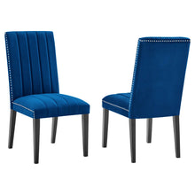 Load image into Gallery viewer, Catalyst Performance Velvet Dining Side Chairs Set of 2 by Modway