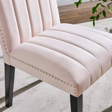 Load image into Gallery viewer, Catalyst Performance Velvet Dining Side Chairs Set of 2 by Modway