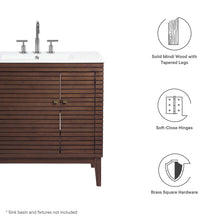 Load image into Gallery viewer, Ledger 36" Wood Bathroom Vanity Cabinet (Sink Basin Not Included) by Modway
