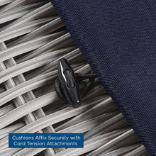 Load image into Gallery viewer, Conway Outdoor Patio 2-Piece Armchair and Ottoman Set