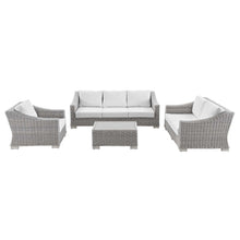 Load image into Gallery viewer, Conway 4-Piece Outdoor Patio Wicker Rattan Furniture Set by Modway