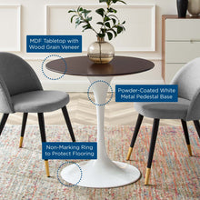 Load image into Gallery viewer, Lippa 28" Round Wood Dining Table by Modway