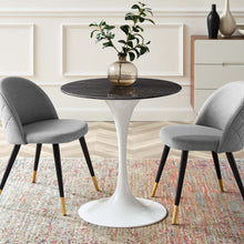 Load image into Gallery viewer, Lippa 28" Round Faux Marble Dining Table by Modway