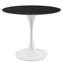 Load image into Gallery viewer, Lippa 36" Round Faux Marble Dining Table by Modway