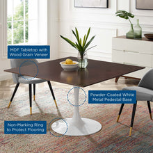 Load image into Gallery viewer, Lippa 47" Square Wood Dining Table by Modway