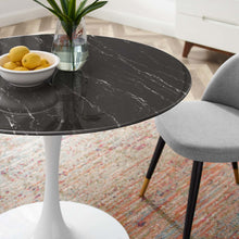 Load image into Gallery viewer, Lippa 40" Round Faux Marble Dining Table by Modway