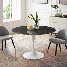 Load image into Gallery viewer, Lippa 48" Round Faux Marble Dining Table by Modway