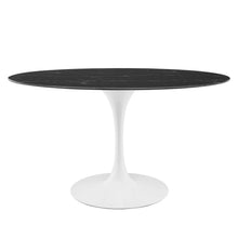 Load image into Gallery viewer, Lippa 54" Oval Faux Marble Dining Table by Modway