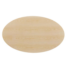 Load image into Gallery viewer, Lippa 60" Oval Natural Wood Dining Table by Modway