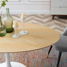 Load image into Gallery viewer, Lippa 60" Oval Natural Wood Dining Table by Modway