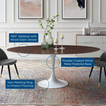 Load image into Gallery viewer, Lippa 78" Oval Wood Dining Table by Modway