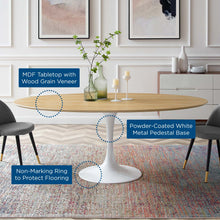 Load image into Gallery viewer, Lippa 78" Oval Wood Dining Table by Modway