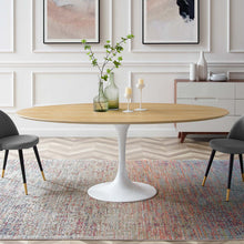 Load image into Gallery viewer, Lippa 78" Oval Wood Dining Table by Modway