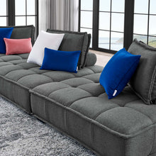 Load image into Gallery viewer, Saunter 3-Piece Tufted Fabric Fabric Sofa by Modway