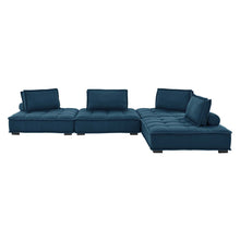 Load image into Gallery viewer, Saunter 4-Piece Tufted Fabric Fabric Sectional Sofa by Modway