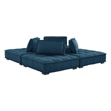Load image into Gallery viewer, Saunter 4-Piece Tufted Fabric Fabric Sectional Sofa by Modway