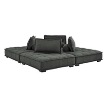 Load image into Gallery viewer, Saunter 4-Piece Tufted Fabric Fabric Sectional Sofa by Modway