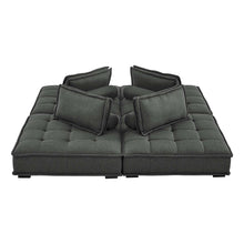 Load image into Gallery viewer, Saunter 4-Piece Tufted Fabric Fabric Sectional Sofa by Modway