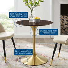 Load image into Gallery viewer, Lippa 28" Round Wood Dining Table by Modway