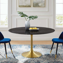 Load image into Gallery viewer, Lippa 54" Round Faux Marble Dining Table by Modway