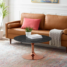 Load image into Gallery viewer, Lippa 36" Faux Marble Coffee Table by Modway