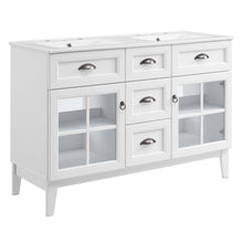 Load image into Gallery viewer, Isle 48" Double Bathroom Vanity Cabinet