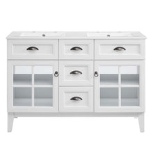 Load image into Gallery viewer, Isle 48" Double Bathroom Vanity Cabinet