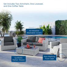 Load image into Gallery viewer, Convene 4-Piece Outdoor Patio Set by Modway