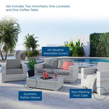 Load image into Gallery viewer, Convene 4-Piece Outdoor Patio Set by Modway