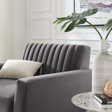 Load image into Gallery viewer, Engage Channel Tufted Performance Velvet Armchair by Modway