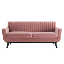 Load image into Gallery viewer, Engage Channel Tufted Performance Velvet Loveseat by Modway