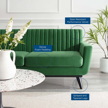 Load image into Gallery viewer, Engage Channel Tufted Performance Velvet Loveseat by Modway