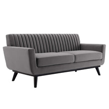 Load image into Gallery viewer, Engage Channel Tufted Performance Velvet Loveseat by Modway