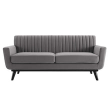 Load image into Gallery viewer, Engage Channel Tufted Performance Velvet Loveseat by Modway