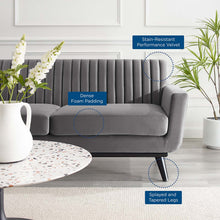 Load image into Gallery viewer, Engage Channel Tufted Performance Velvet Loveseat by Modway